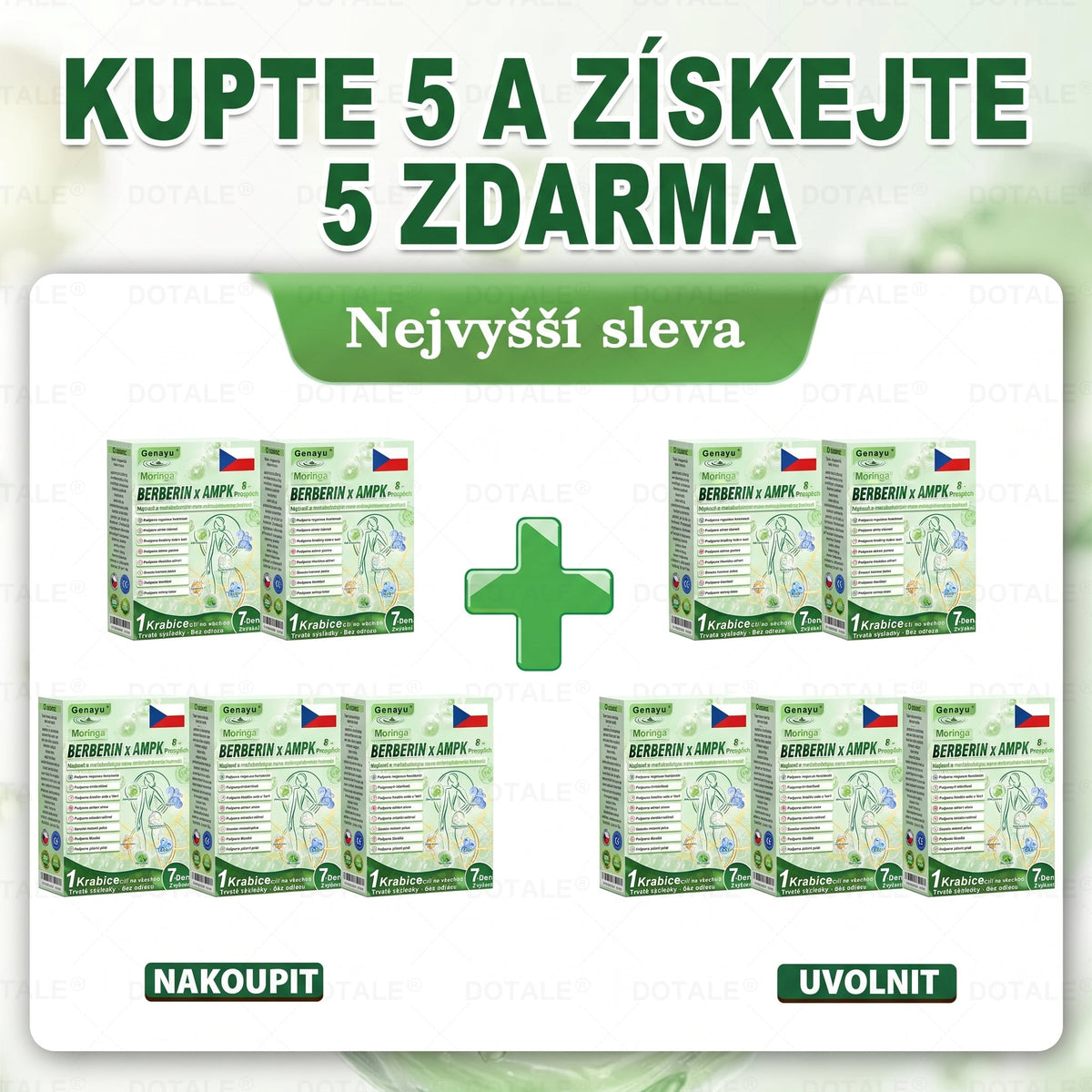 🔥 Exkluzivní nabídka pro zákazníky — rozšiřte svou objednávku o další produkty GENAYU® nyní se SLEVOU 50 %! Svou rutinu jste již zahájili — doplňte si zásoby právě teď za tuto jednorázovou speciální cenu určenou výhradně pro stávající zákazníky.