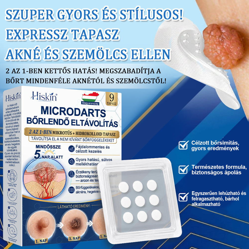 Már csak 7 csomag maradt! Szerezze meg a HISKIN® tapaszt 80% kedvezménnyel! Búcsút mondhat a kellemetlen szemölcsöknek és bőrkinövéseknek 1–4 hét alatt. Villámakció + 180 napos pénzvisszafizetési garancia. Siessen!