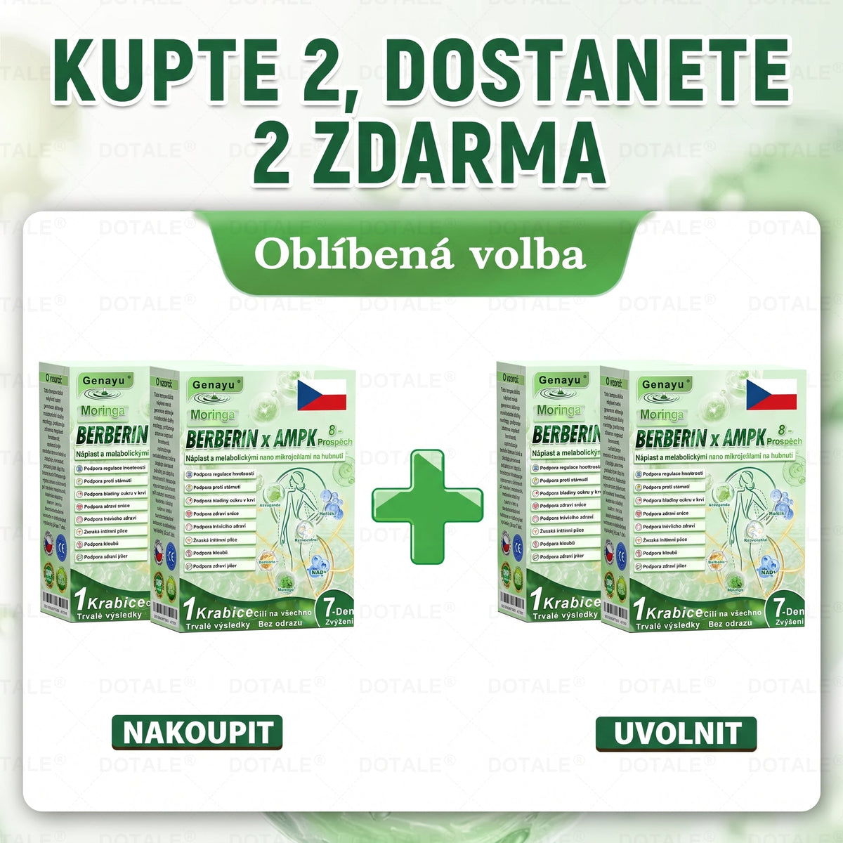 🔥 Exkluzivní nabídka pro zákazníky — rozšiřte svou objednávku o další produkty GENAYU® nyní se SLEVOU 50 %! Svou rutinu jste již zahájili — doplňte si zásoby právě teď za tuto jednorázovou speciální cenu určenou výhradně pro stávající zákazníky.