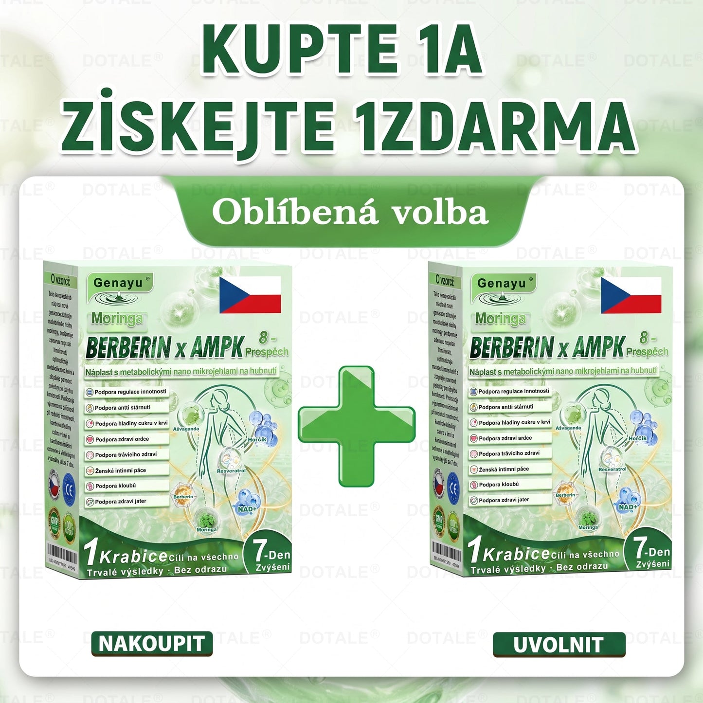 🔥 Exkluzivní nabídka pro zákazníky — rozšiřte svou objednávku o další produkty GENAYU® nyní se SLEVOU 50 %! Svou rutinu jste již zahájili — doplňte si zásoby právě teď za tuto jednorázovou speciální cenu určenou výhradně pro stávající zákazníky.
